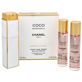 Parfém CHANEL Coco Mademoiselle 3x20ml Woman (parfumovaná voda)