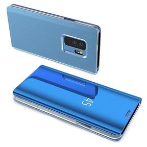 MG Clear View knižkové púzdro pre Samsung Galaxy S10 Plus, modré