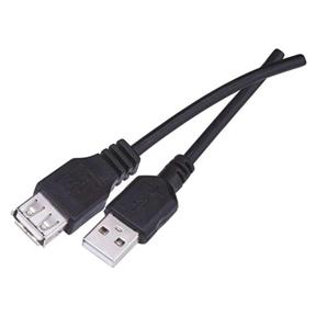 EMOS USB kábel 2.0 A vidlica - zásuvka 2m SB7102