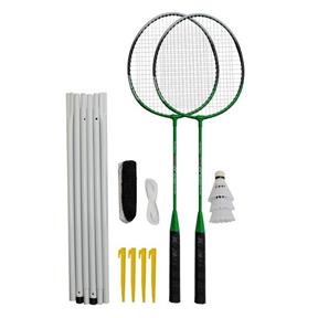 RULYT Badmintonový set 2x raketa, 3x míček, síť, vak
