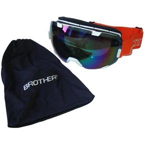 ACRA BROTHER B298-B lyžařské brýle s velkým zorníkem - bílé