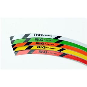 R&G RACING prúžky na ráfiky RG-Racing, zelená
