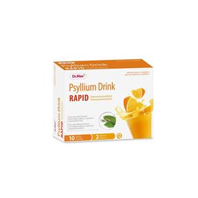 DR.MAX Psyllium Drink RAPID šumivý prášok s príchuťou pomaranča, vrecúška 1x10 ks