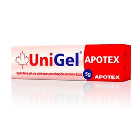 UNIGEL APOTEX hydrofilný gél na urýchlenie hojenia rán 1x5 g
