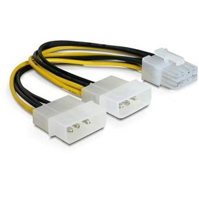 OEM Power Adapter pre PCI Express karty z 2x 5,25 "na 8-pin