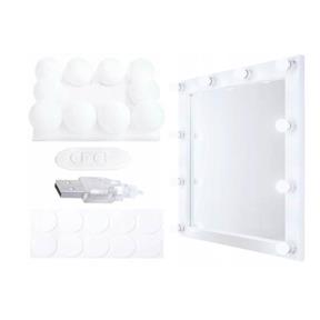 Svietidlo ISO 10529 Led svetla na zrkadlo k toaletnému stolíku 10 ks
