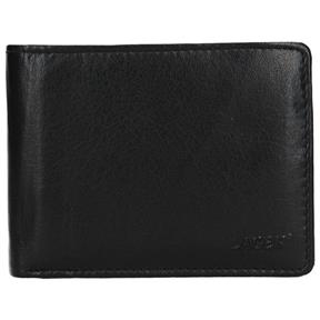 LAGEN Pánska kožená peňaženka Alexo - čierna