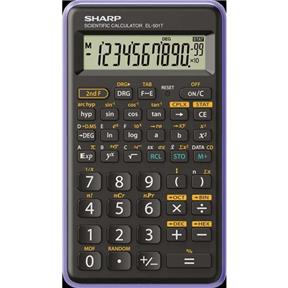 SHARP kalkulačka - EL-501T - zelená balení blister
