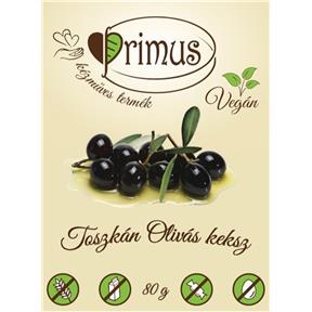Primus Toskánsko - olivové bezlepkové vegán keksíky 80g