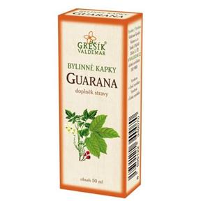 VALDEMAR GREŠÍK - NATURA Guarana bylinné kvapky 50 ml