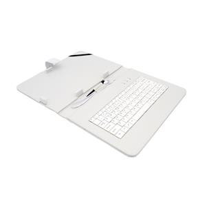 AIREN AiTab Leather Case 4 with USB Keyboard 10 " WHITE CZ/SK/DE/UK/US.. layout