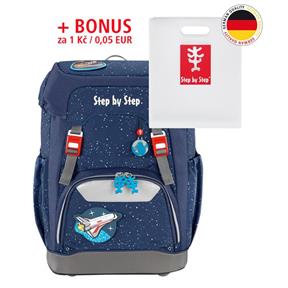 STEP BY STEP Školský ruksak GRADE vesmírna raketa plus BONUS Dosky na zošity za 0,05-EUR