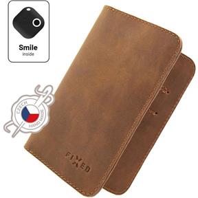 FIXED Smile Wallet XL Kožená peňaženka so smart trackerom Motion , hnedá FIXSM-SWXL-BRW