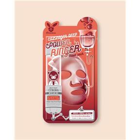 Pleťová maska ELIZAVECCA Collagen Deep Power Ringer Mask Pack Kolagénová textílna maska na tvár - 23 ml * 10 ks