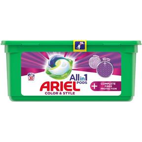 Prací prostriedok ARIEL All-in-1 Color & Style , Fiber protection 30ks