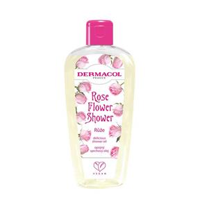 DERMACOL Rose Flower Shower 200 ml sprchovací olej proti vysúšaniu pokožky pre ženy