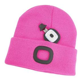 Zimná čiapka SLOVAKIA TREND 3133305 Čiapka Albacore kid ružová S , detská , 4x SMD LED , USB nabíjanie