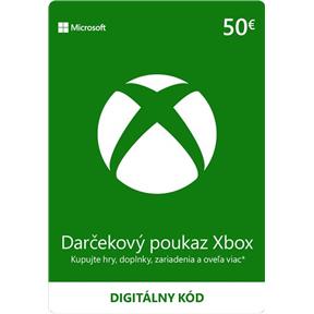 Microsoft ESD XBOX - Dárková karta 50-EUR