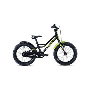 Bicykel S'COOL Detský faXe 18 čierno / zelený od 110 cm