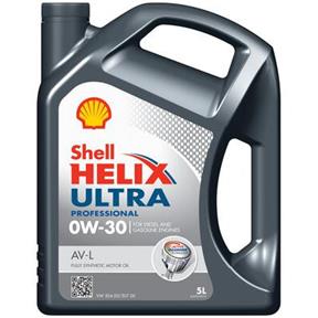 SHELL Motorový olej Helix Ultra Professional AV - L 0W-30 5,0l, 550046304