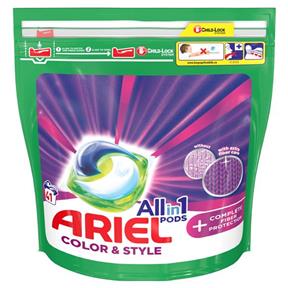 Prací prostriedok ARIEL Gelové tablety 41ks Color & Style 1×41 ks