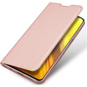 DUX DUCIS Diárové puzdro na Huawei P Smart 2021 Skin Pro ružovo - zlaté