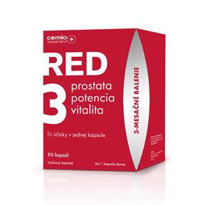 CEMIO RED3 2022 1×90 cps , výživový doplnok pre mužov .