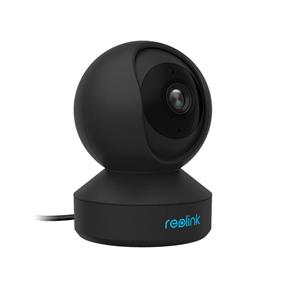 REOLINK WLAN IP kamera do interiéru s možnosťou otáčania, mobilná bezpečnostná rozlíšením 3MP HD, 2,4 GHz 355° otáčanie / 50° naklápanie, obojsmerný zvuk, IR nočné videnie a detekcia pohybu, E1 Black