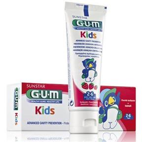 Zubná pasta SUNSTAR GUM zub. pasta Kids (2-6let) jahoda 50 ml B3000EE