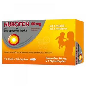 NUROFEN Pre Deti 60 mg čapíky 10ks