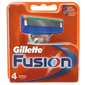 GILLETTE Fusion Náhradné hlavice 4ks